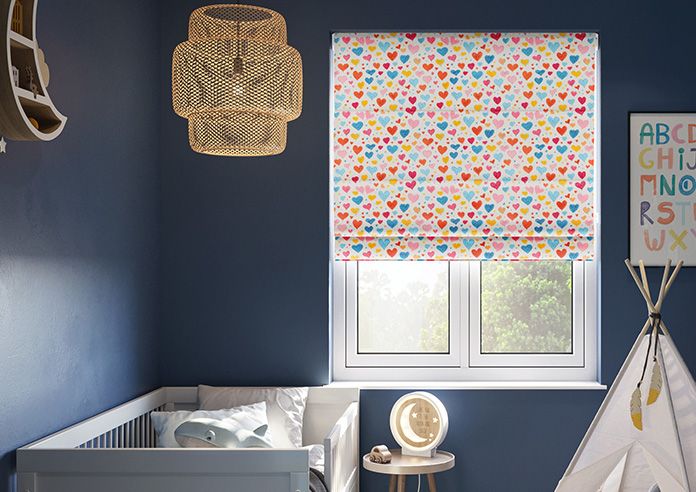 Sweetheart, Multi - Twist&Fit Roman Blind - Image 3